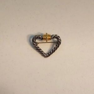 Clean out Sale Vintage heart brooch pin